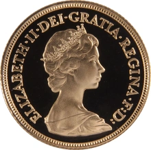 1980 Proof Sterlina d'Oro - Cofanetto