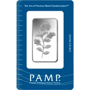 PAMP Rosa 1oz Lingotto d'Argento