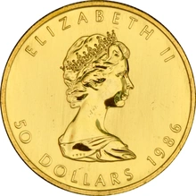 1986 Maple Canadese d'Oro 1oz