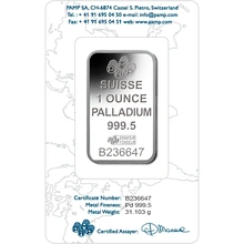 PAMP Lingotto di Palladio 1oz