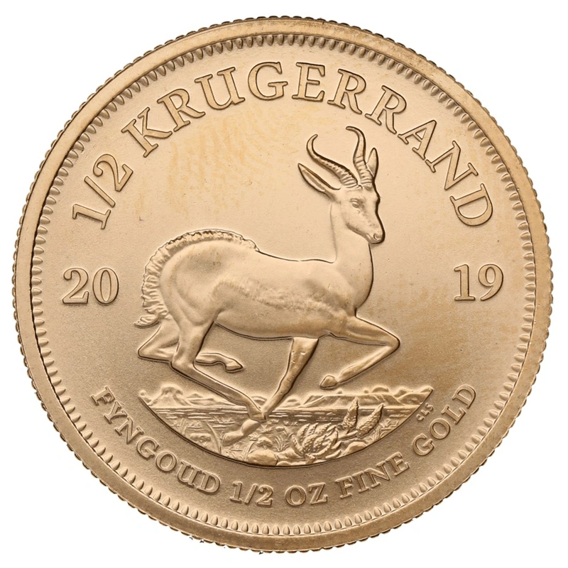 2019 Krugerrand d'Oro 1/2oz