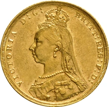 1892 Sterlina - Vittoria - Giubileo - M