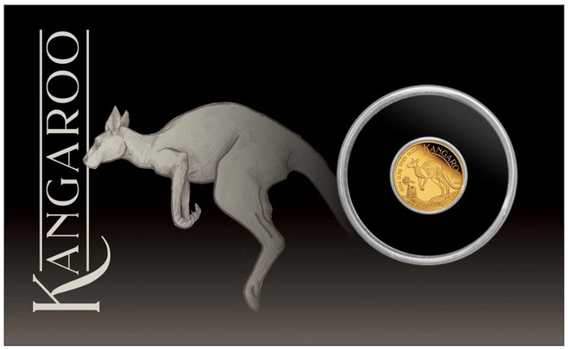 2024 Moneta d'oro australiana "Mini Roo" da 0,5 g