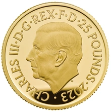 2023 Proof Britannia d'Oro - Cofanetto da Tre Monete