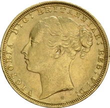 1879 Sterlina - Vittoria Giovane - S