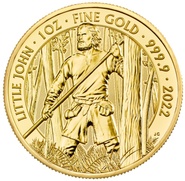 Moneta d'oro 2022 Little John Miti & Leggende 1oz