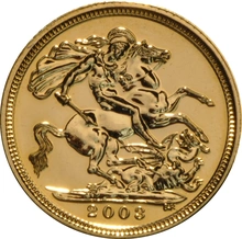 2003 Mezza Sterlina - Elisabetta II - Quarto Ritratto con Diadema