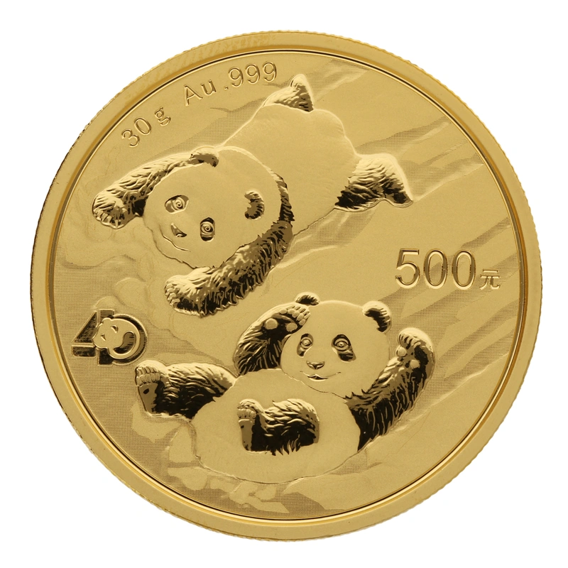 Panda Cinese 30g d'Oro 2022