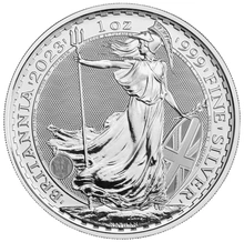 2023 Britannia d'Argento Re Carlo incoronato 1oz