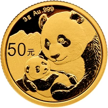 Panda Cinese 3g d'Oro - 2019