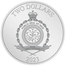 2023 Capitan America Moneta Proof d'Argento 1oz Confezionata