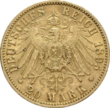 20 Marchi d'Oro Tedeschi - Guglielmo II 1889 - 1913