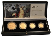 2007 Proof Sterline d'Oro - Cofanetto da 4 Monete