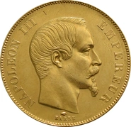 50 Franchi Francesi - Napoleone III - Testa Nuda