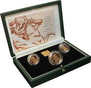 2000 Proof Sterline d'Oro - Cofanetto da 3 Monete