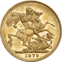 1879 Sterlina - Vittoria Giovane - S