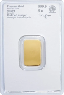 Heraeus 5 Grammi d'Oro