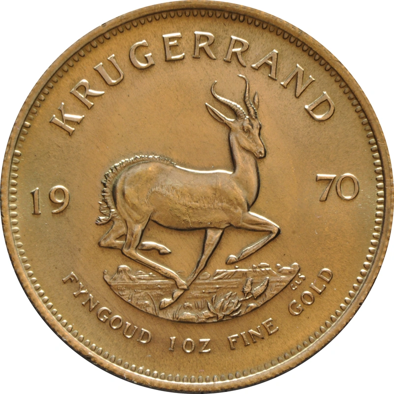 1970 1oz Krugerrand d'Oro