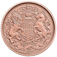 Mezza Sterlina d'oro Commemorativa Regina Elisabetta II 2022