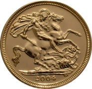 2004 Mezza Sterlina - Elisabetta II - Quarto Ritratto con Diadema