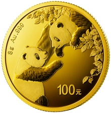 2023 Panda Cinese 8g d'Oro
