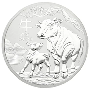 Anno del Bue d'Argento 2021 2oz - Perth Mint