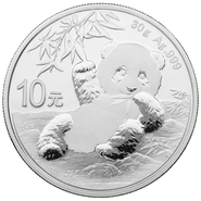 Panda Cinese 30g d'Argento 2020
