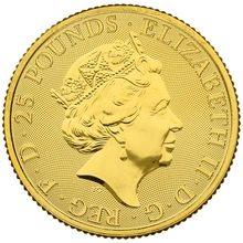 2021 Levriero Bianco di Richmond d'Oro 1/4oz - Queen's Beast