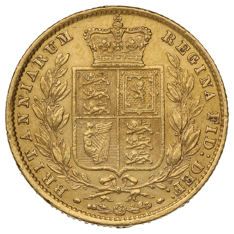1862 Sterlina - Vittoria Giovane - Stemma Coronato - Londra
