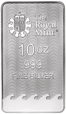 Lingotto d'argento da 10 oz Britannia Minted