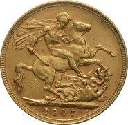 1907 Sterlina - Edoardo VII - S