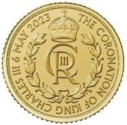 2023 Moneta d'oro £10 decimo d'oncia per l'Incoronazione