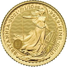 2021 Britannia d'Oro 1/10oz