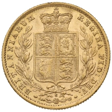 1886 Sterlina - Vittoria Giovane - Stemma Coronato - S