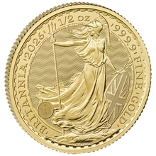 2026 Britannia d'Oro 1/2 oz