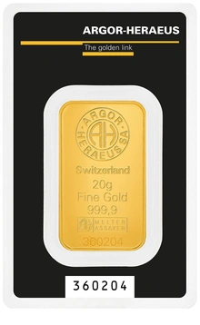 Argor-Heraeus Lingotto oro 20g