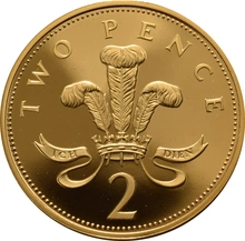 2 Penny d'oro