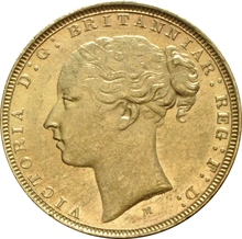 1883 Sterlina - Vittoria Giovane - M