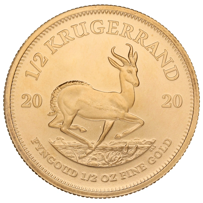 2020 1/2oz Krugerrand d'Oro