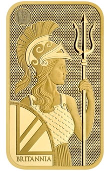 Lingotto d'oro da 100 g Britannia Minted