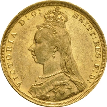 1888 Sterlina - Vittoria - Giubileo - S