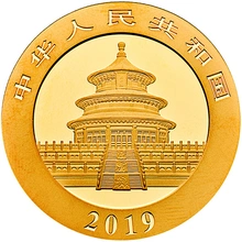 Panda Cinese 1g d'Oro - 2019
