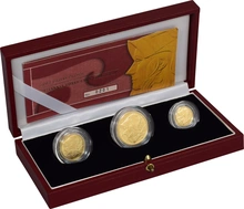 2003 Proof Britannia d'Oro - Cofanetto da 3 Monete