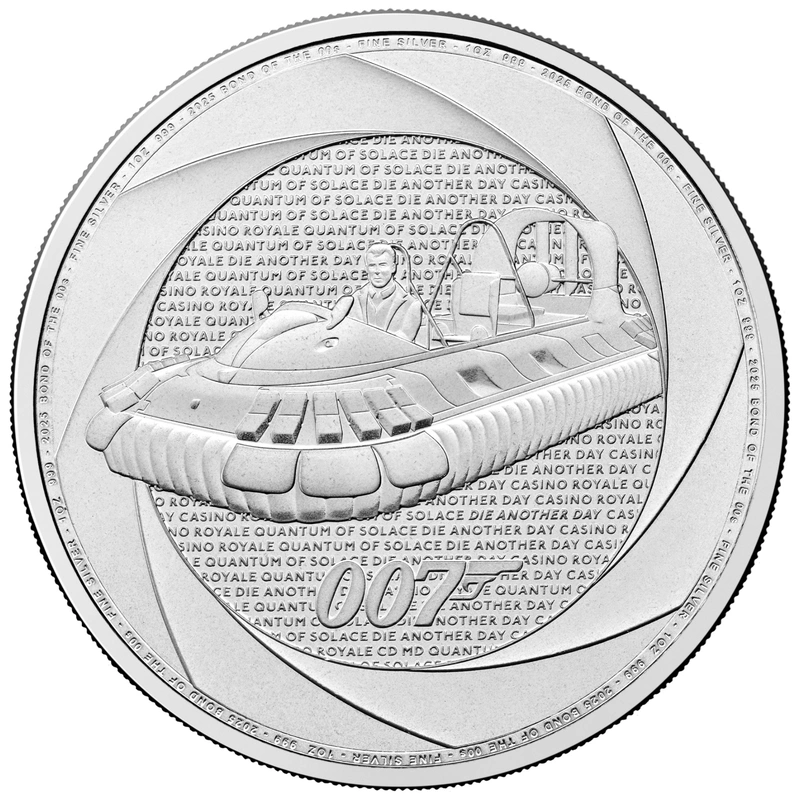 2025 Six Decades of 007, Bond of the 2000s 1oz Silver Coin