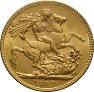 1912 Sterlina d'Oro Giorgio V - M