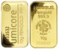 Lingottino d'Oro 10 Grammi già Circolato