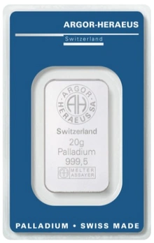 Argor-Heraeus Lingottino di Palladio 20g