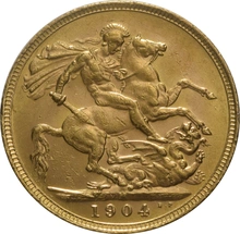 1904 Sterlina - Edoardo VII - M