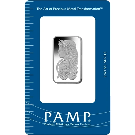 PAMP Lingottino di Platino 20g