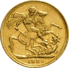 1880 Sterlina - Vittoria Giovane - M